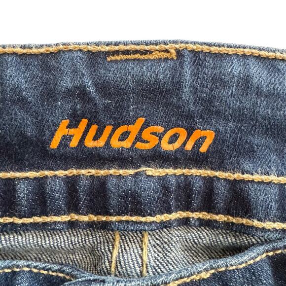 VTG Hudson Jeans Women's 28L Blue Vintage Bootcut Low rise Y2K 90s Made in USA - Picture 3 of 14